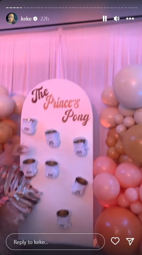 See Keke Palmer's Disney Prince–Themed Baby Shower