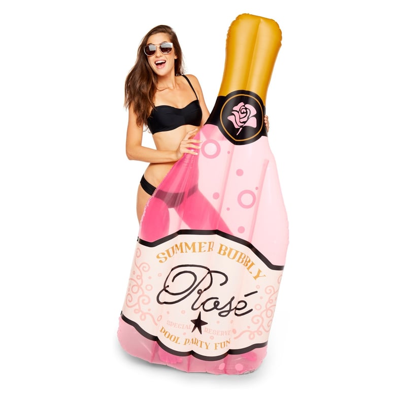 Rosé Bottle Pool Float