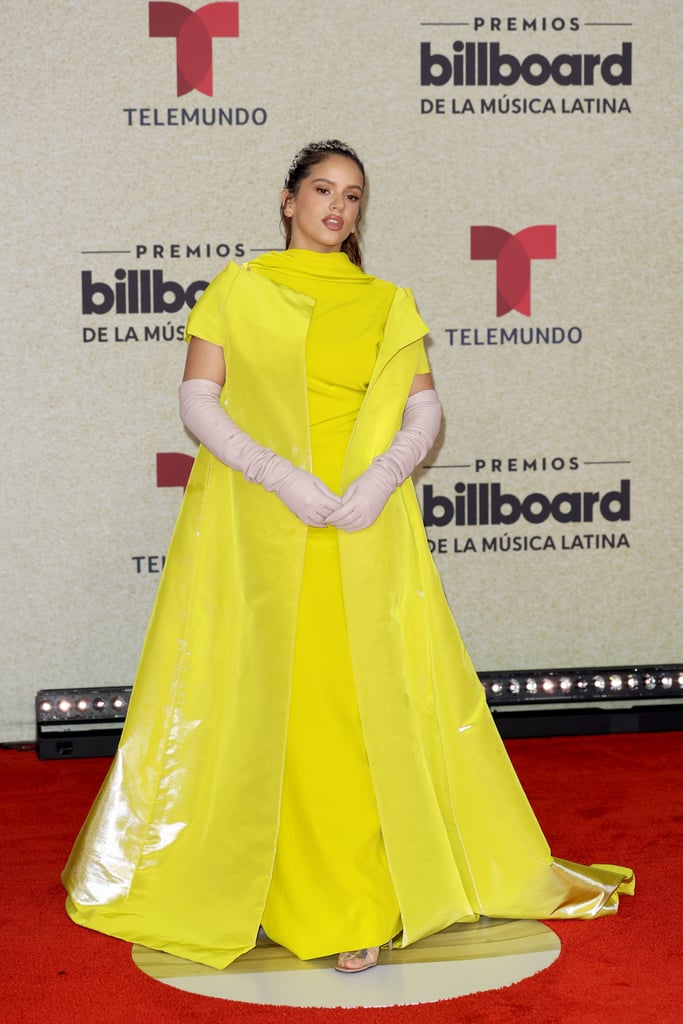 Rosalía's Yellow Valentino Dress at the Latin Music Awards