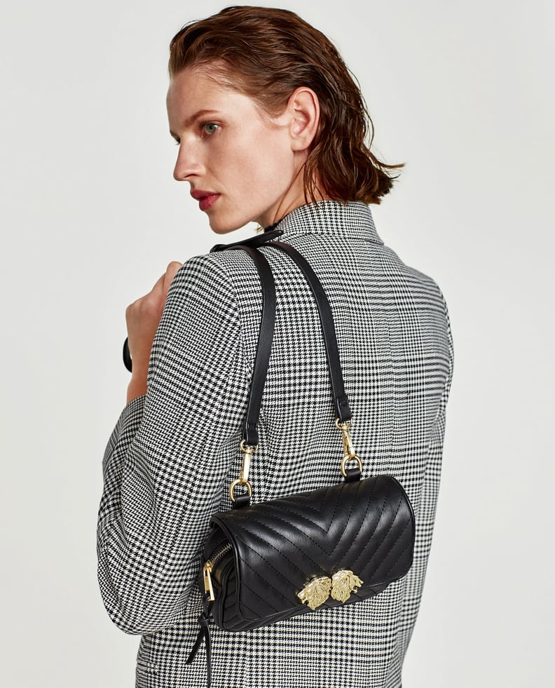 Zara Crossbody Belt Bag With Lions Detail