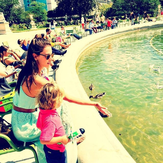 Alessandra Ambrosio Family Vacation in Paris