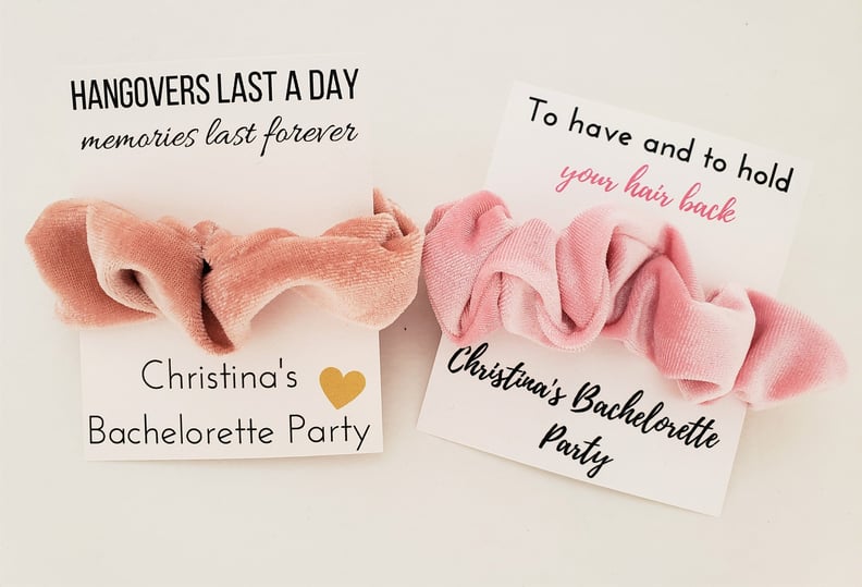 Bachelorette Party Favor Scrunchies