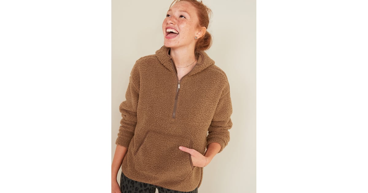 old navy sherpa hoodie