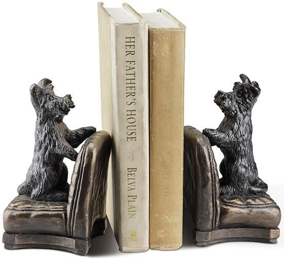 Perky Scottie Dog Bookends — Set of 2 ($44)