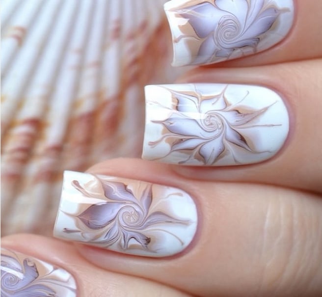 Marble Nail Art Tutorials From Instagram  POPSUGAR Beauty UK