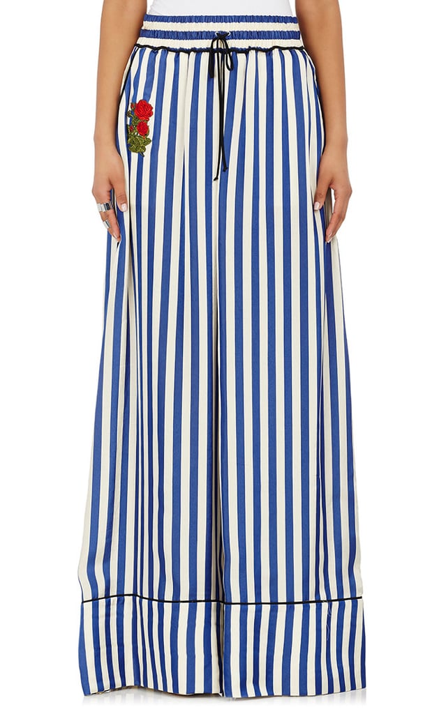 off white striped pants