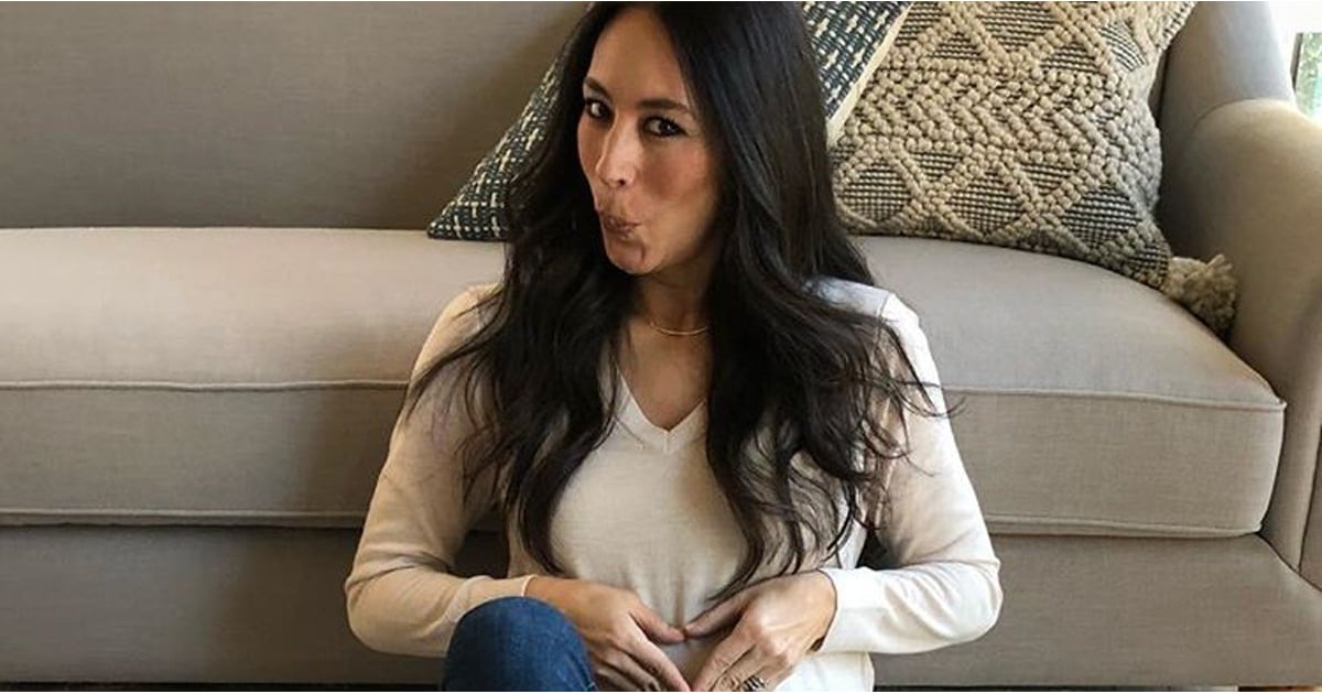 Joanna Gaines S Baby Bump At Photo Shoot Popsugar Family