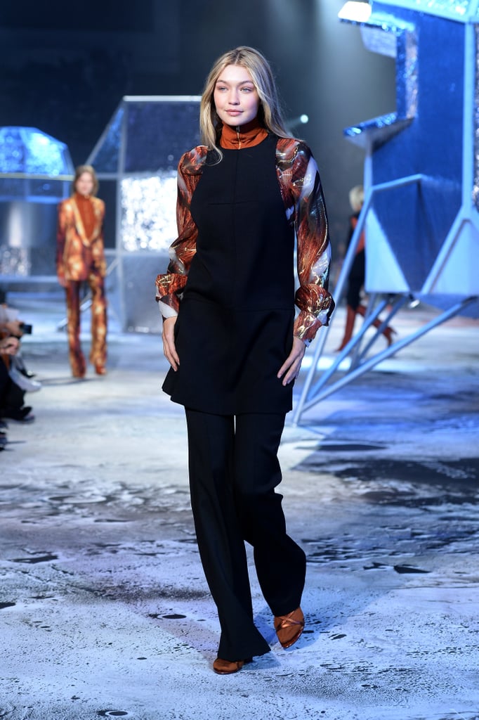 But She Looked Pretty Darn Good in a Dress and Pants Too Gigi Hadid