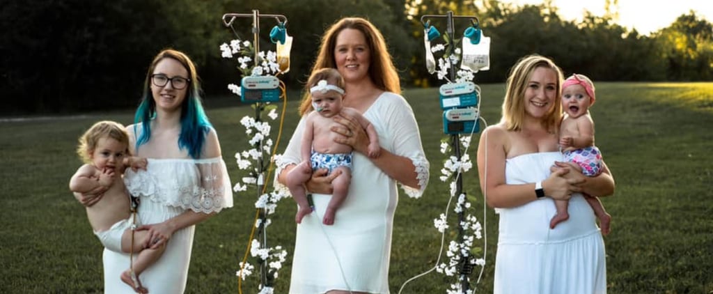 Photo Shoot of Babies Who Tube-Feed