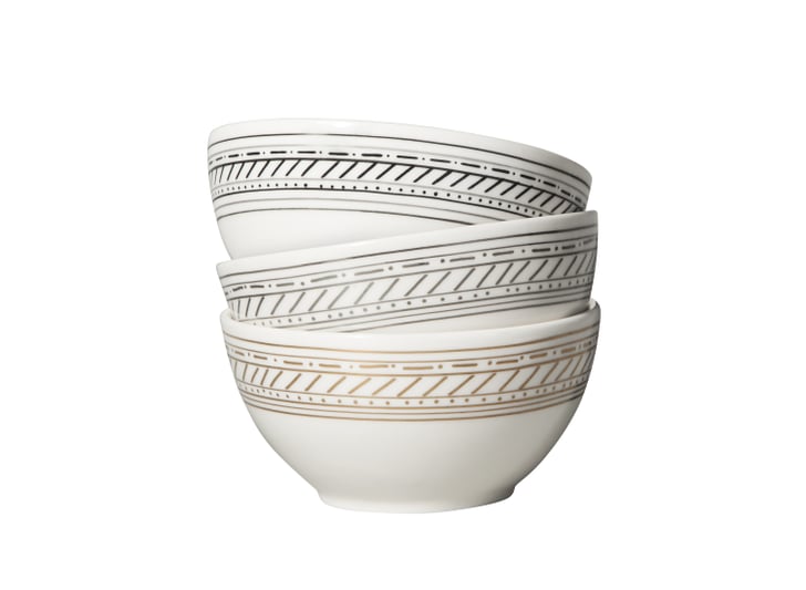 Metallic Detailed Dip Bowls (4) Target's New Threshold Fall Collection 2015 POPSUGAR Home
