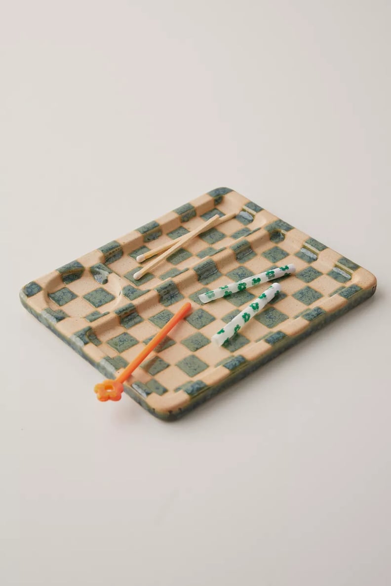 A Useful Accent Piece: Myla Checkerboard Tray