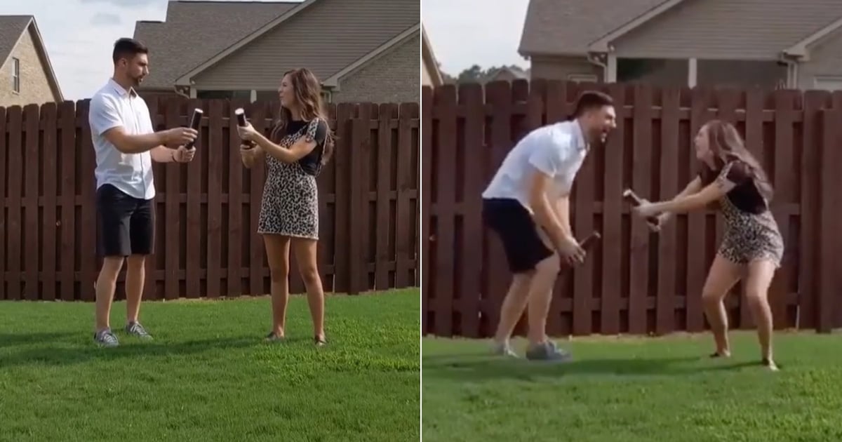 Powder Cannon Gender Reveal Fail Video | PS Family