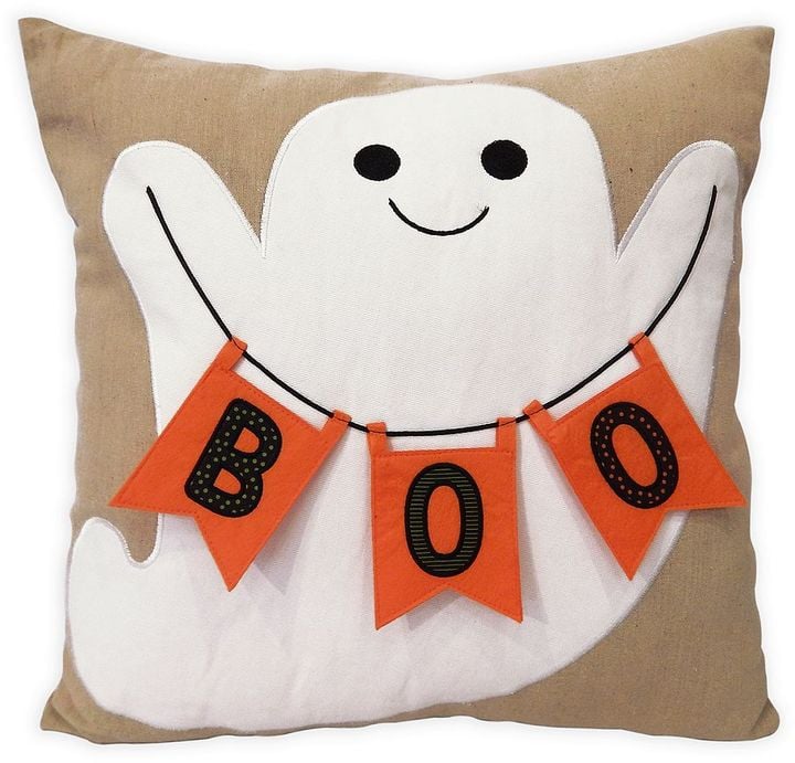 Celebrate Halloween Together Boo Ghost Throw Pillow Halloween Pillows