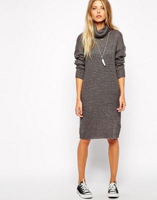 Noisy May Roll Neck Sweater Dress