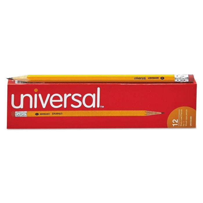 Writing Utensils: Universal 12pk #2 Woodcase Pencil