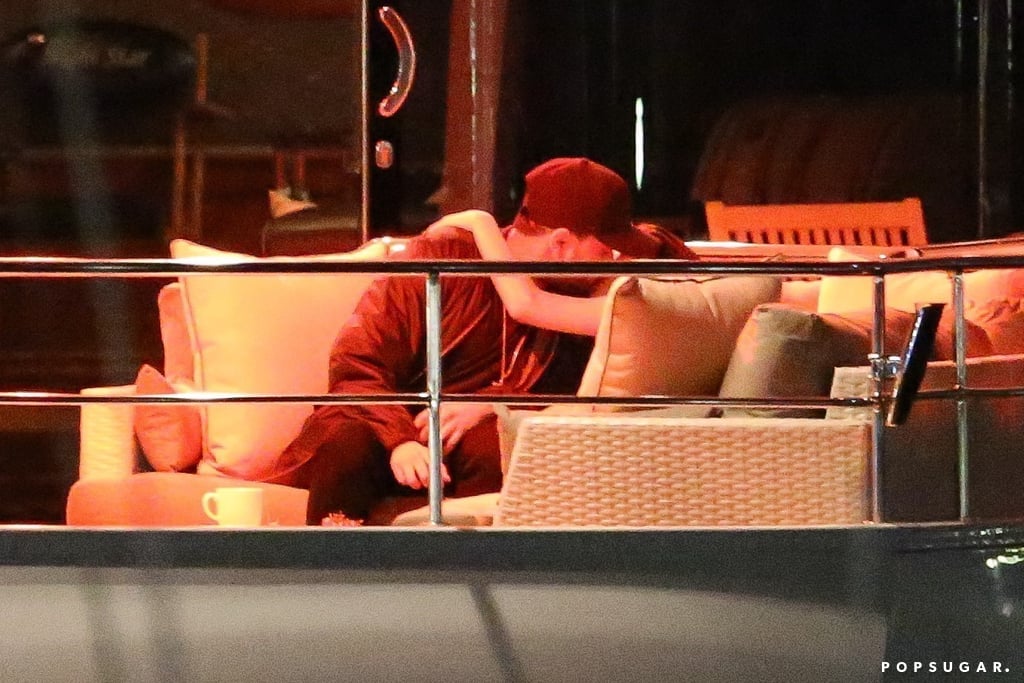 They Kicked Off Valentine's Day With a Steamy Makeout Session