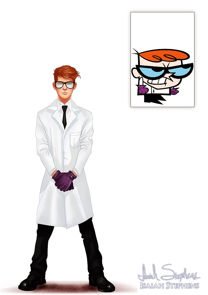Dexter from Dexter's Laboratory. | This Artist Reimagined '90s Cartoon  Characters as Adults, and OMG, They Are So Good | POPSUGAR Love & Sex Photo  38