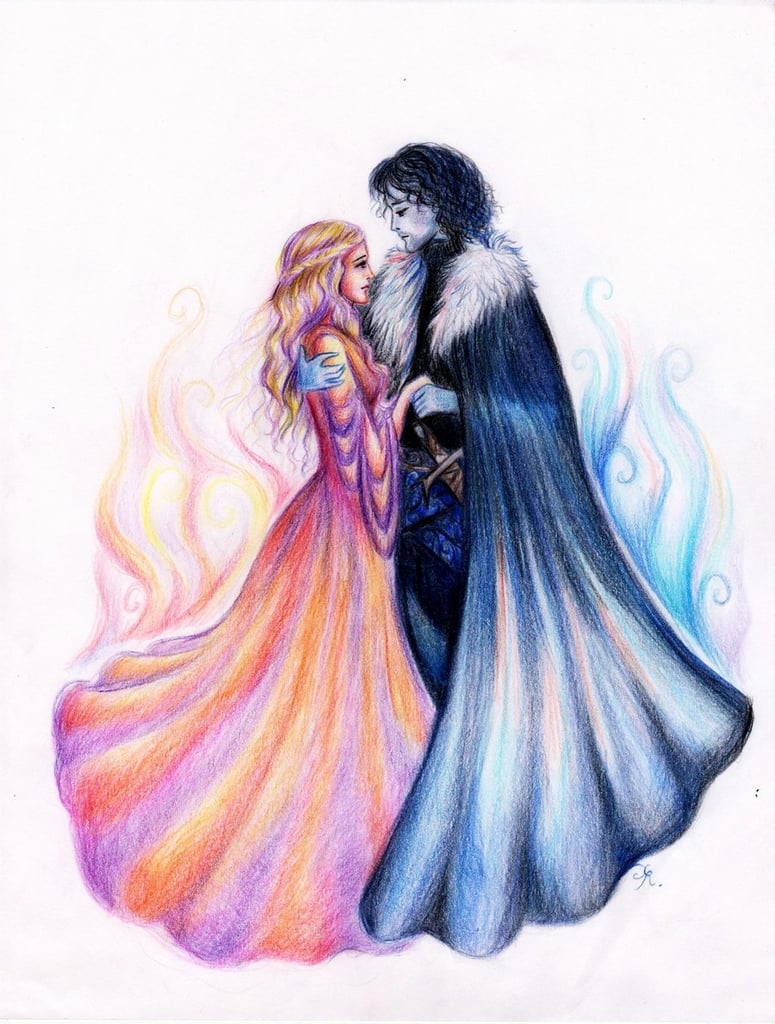 Jon Snow and Daenerys Fan Art