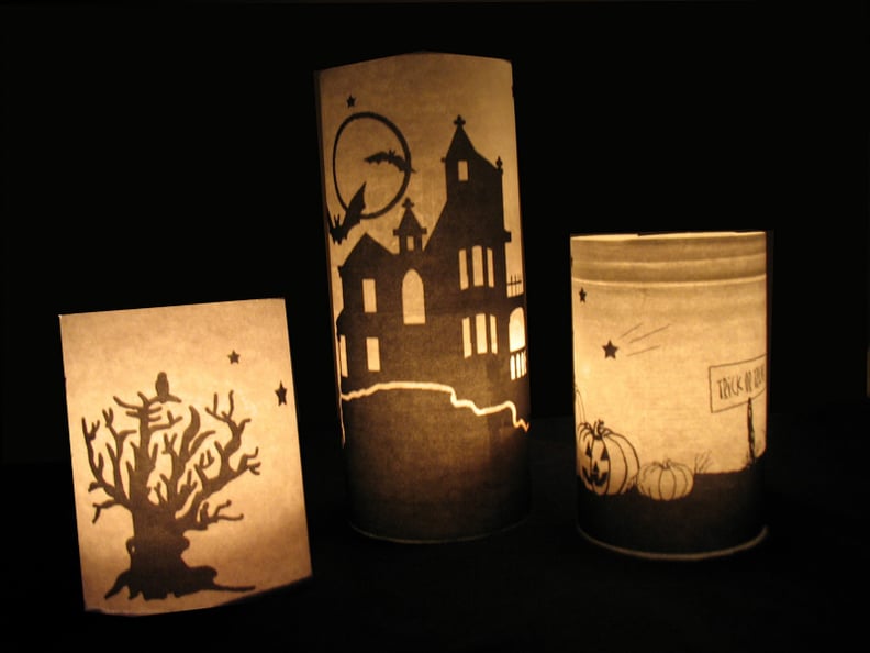 Pottery Barn-Inspired Luminaries