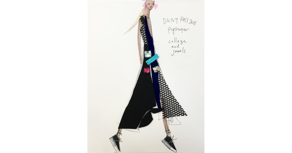 DKNY | Designer Sketches From New York Fashion Week Fall 2015 ...