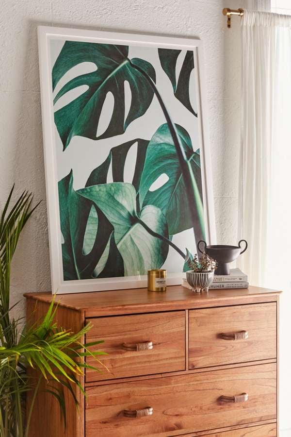 If Their Favorite Plant is a Monstera: 83 Oranges Monstera Art Print