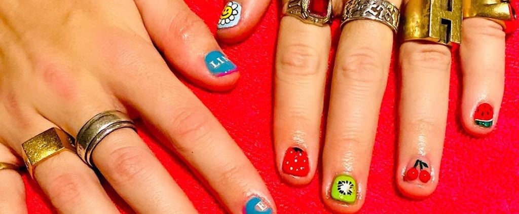 Harry Styles Fine Line Nail Art — See the Photo