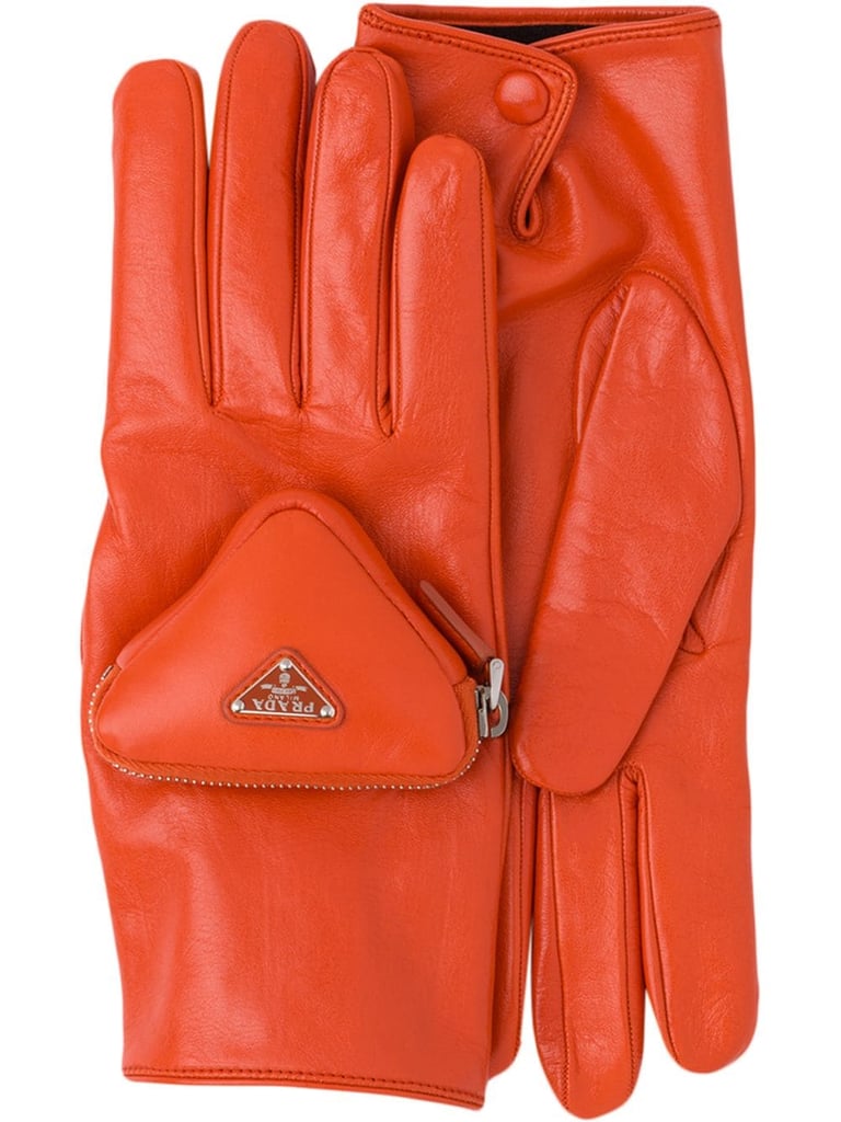 The Ultimate Splurge: Prada Pouch-Detail Logo Gloves