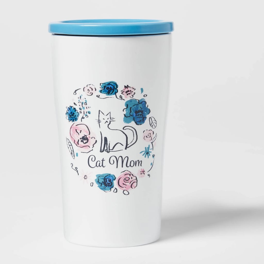 Opalhouse 10oz Stoneware Cat Mom Tumbler