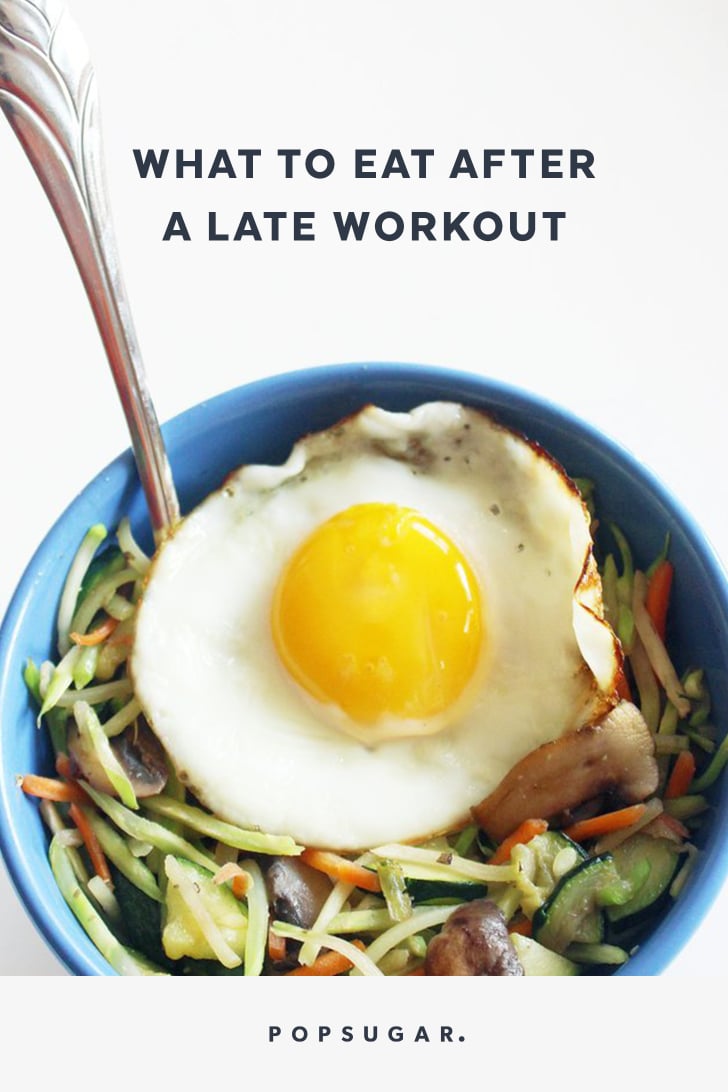 What to Eat After a Late Workout