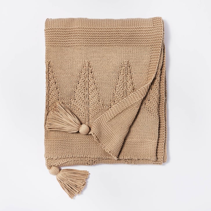 A Cozy Throw Threshold designed with Studio McGee Knitted Tree