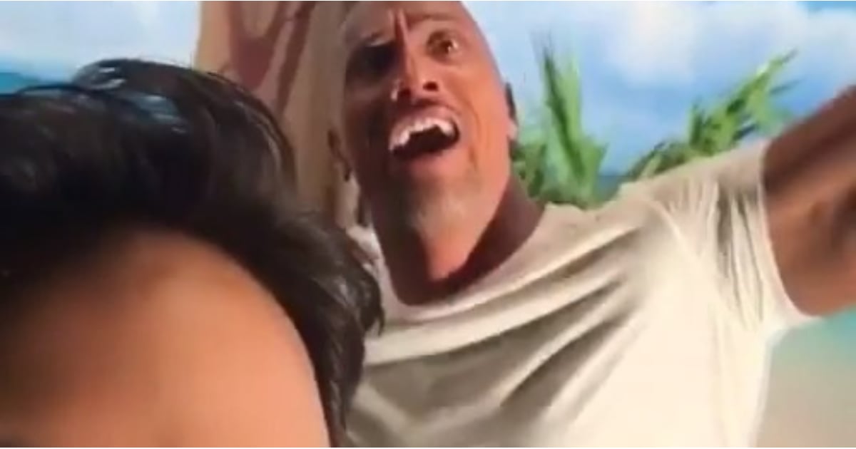 Dwayne Johnson and Lin-Manuel Miranda Sing Disney's 