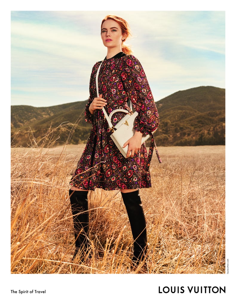Emma Stone Wearing Louis Vuitton