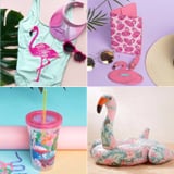 Summer Must Haves Covered Flamingos,