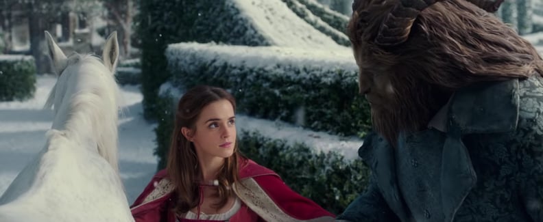 Meanwhile, Belle and the Beast are bonding and you're crying already.