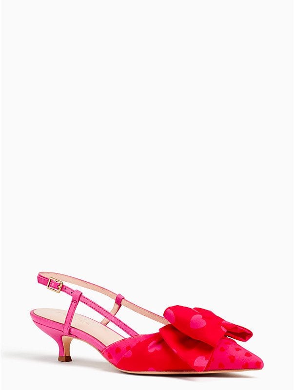 Kate Spade New York Daxton Kitten Heels | Kate Spade NY Released a  Valentine's Day Line So Cute, You'll Be Telling All Your Friends | POPSUGAR  Fashion Photo 5