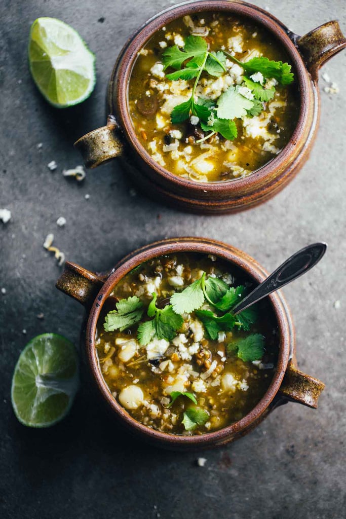 Mushroom Poblano Posole Verde