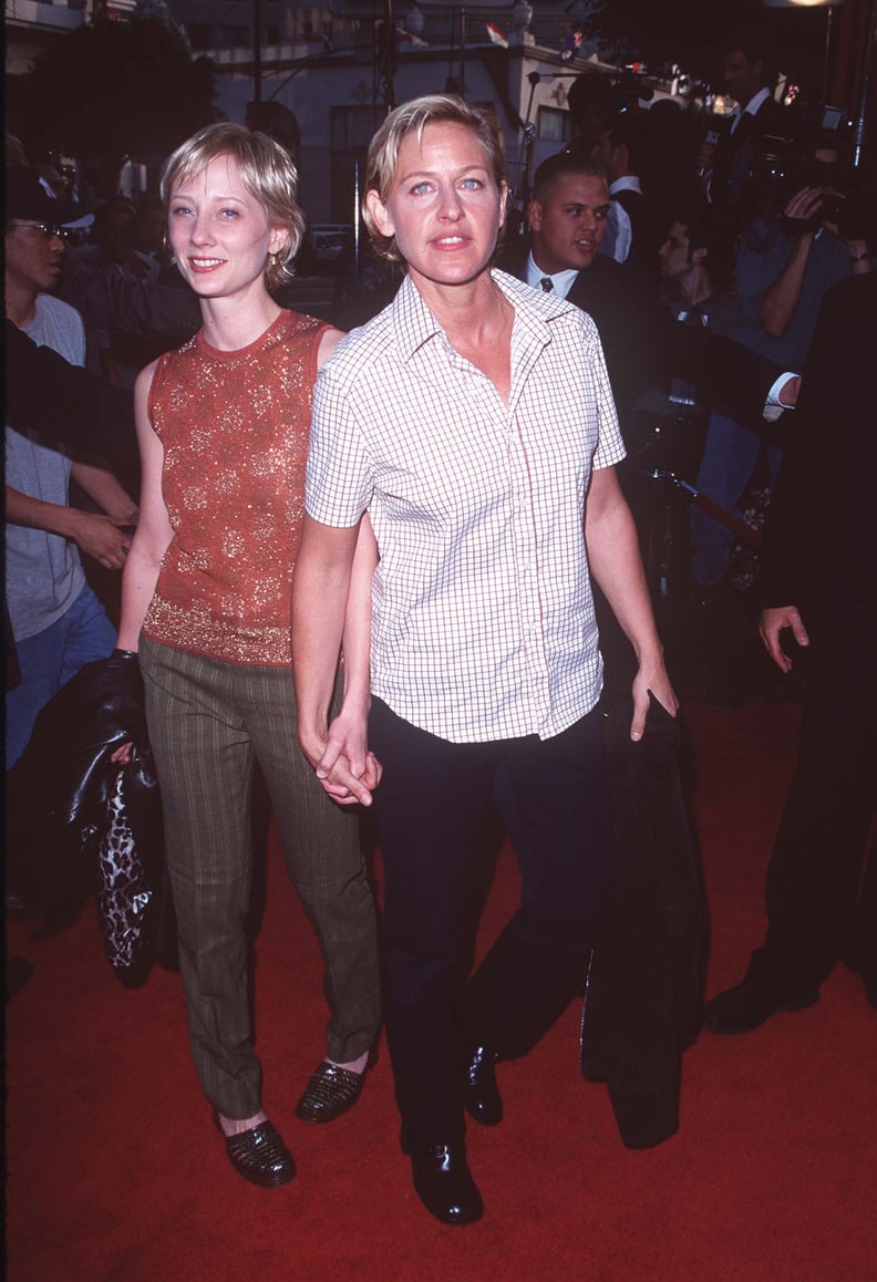 Anne Heche and Ellen DeGeneres in 1997