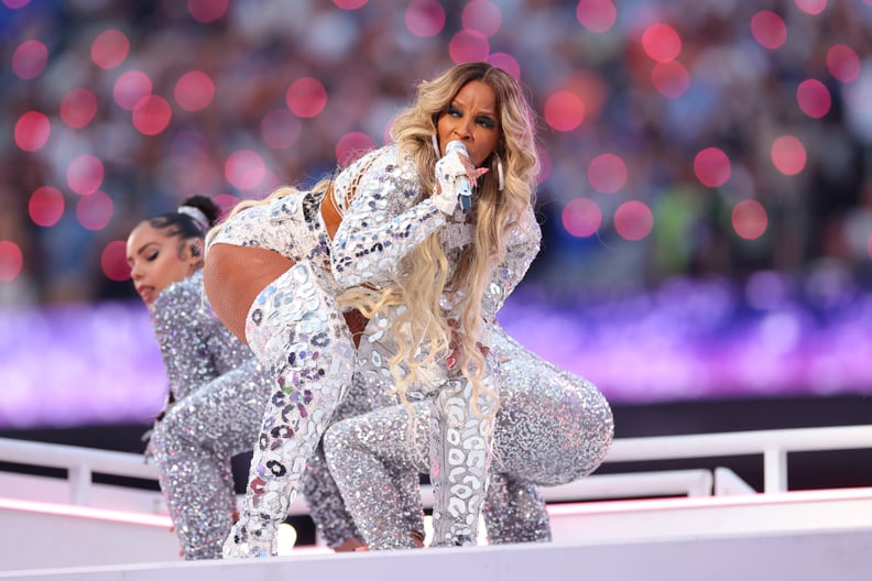 See Mary J. Blige Shine in Custom Dundas at the Super Bowl