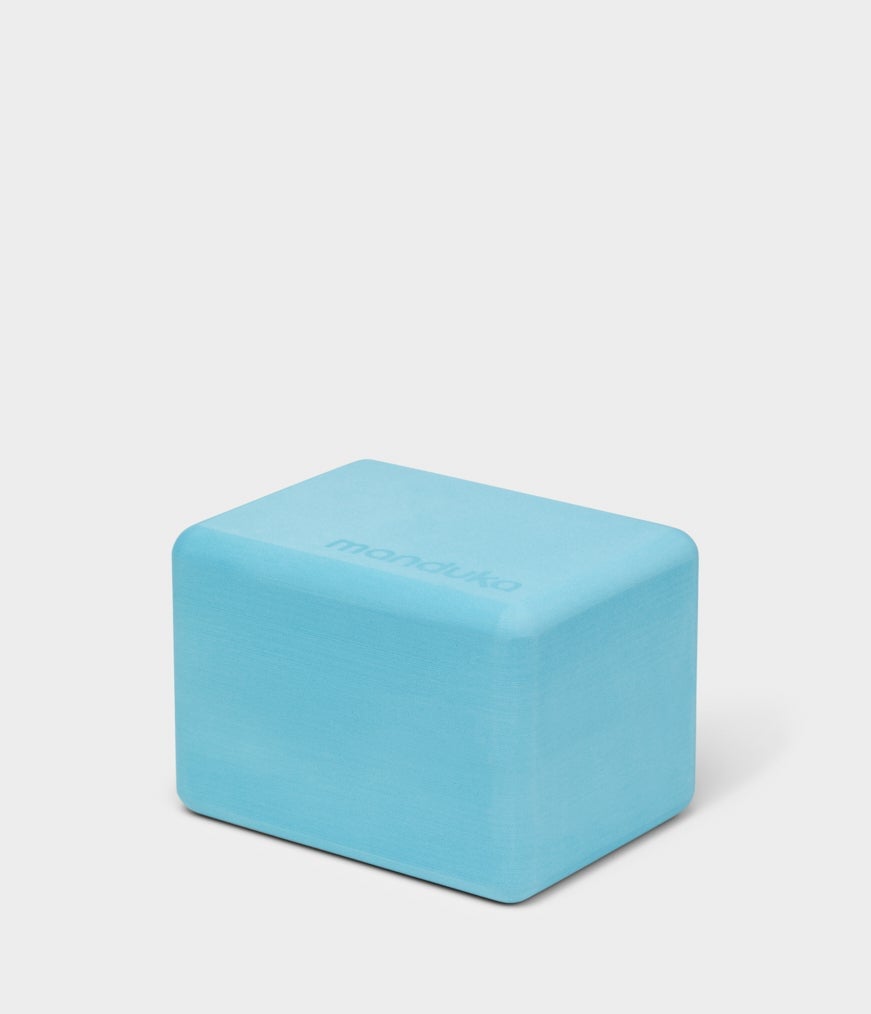 Portable Yoga Block: Manduka Recycled Foam Yoga Mini Block