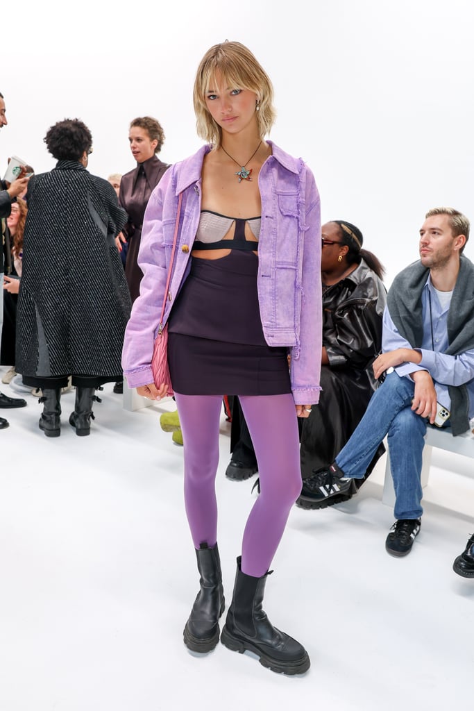 Mia Regan at the Nensi Dojaka 2023 Show | Celebrity Style in the Front