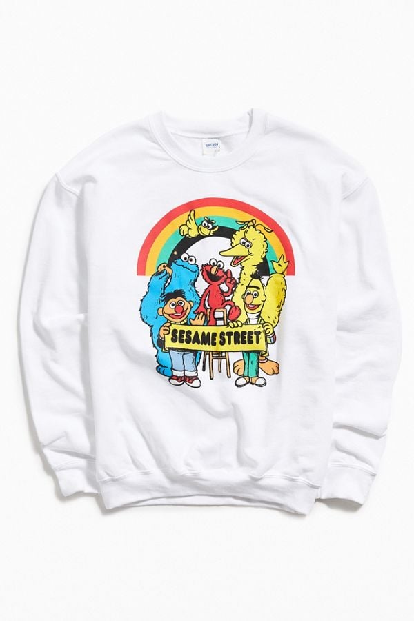 Urban Outfitters Sesame Street Crew-Neck Sweatshirt