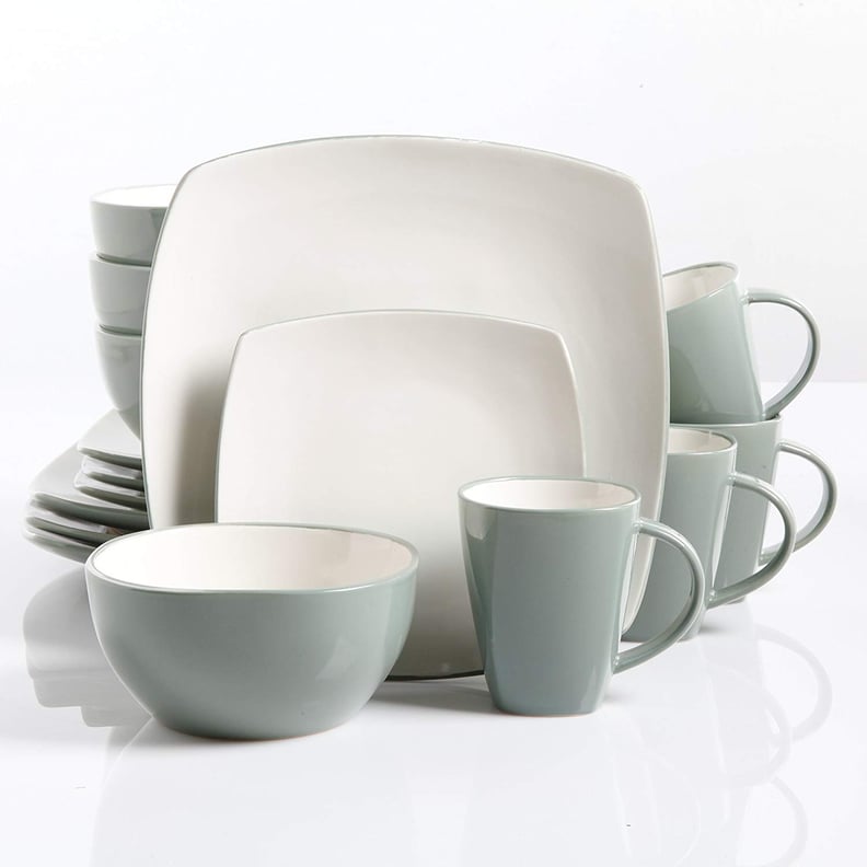 Gibson Home Soho Lounge Square 16-Piece Dinnerware Set