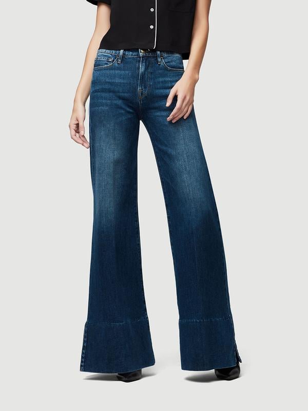 Frame Denim Le Palazzo Pant Slit Fisher Beach