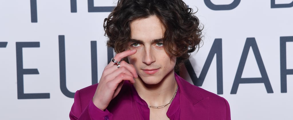 Timothee Chalamet's Raspberry-Coloured Suit on the Red Carpet