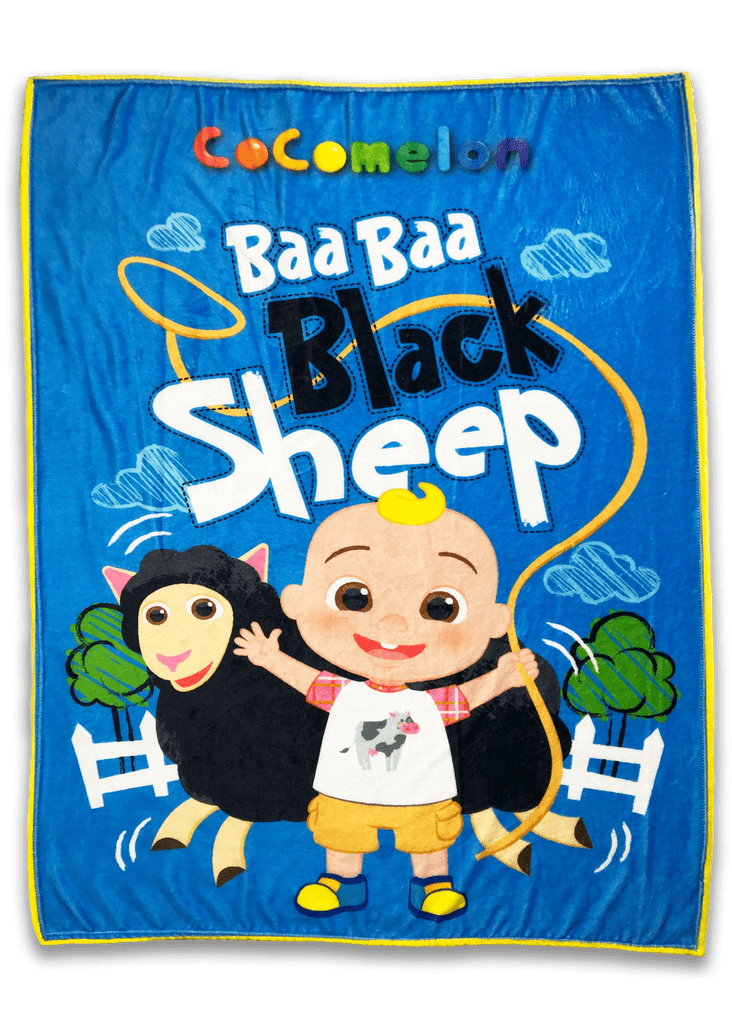 CoComelon Baa Baa Black Sheep Blanket