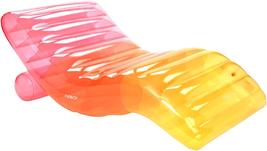 Funboy Clear Rainbow Chaise Lounger