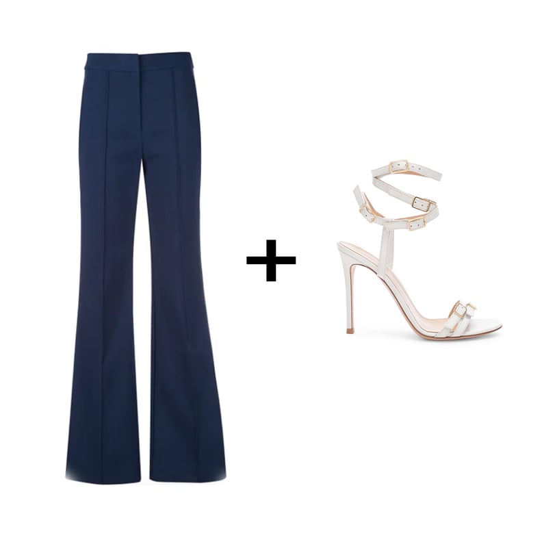 Shop the Trend: Pants + Ankle Strap Shoes