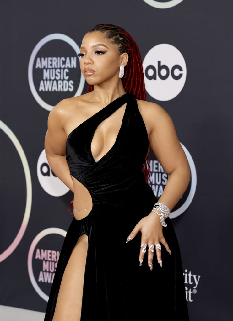 Chlöe Bailey's Cutout Dress at 2021 American Music Awards