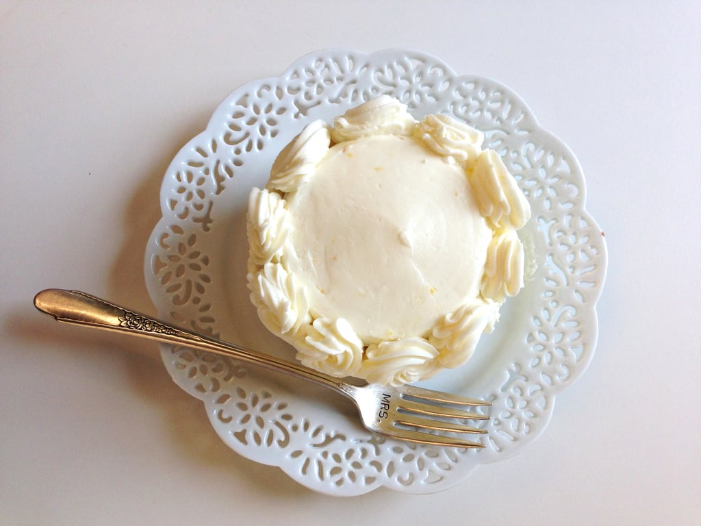 Red Velvet With Whipped Vanilla Frosting
Topped with vanilla frosting rather than the standard cream-cheese frosting, this red velvet cake was dense, flavorful, and not too sweet, which made the vanilla frosting a welcome addition. "Not too chocolate, which I love," said one taster. "I liked the frosting combo, as it kept things light."
Lemon Meringue With Buttercream Frosting
This dainty lemon cake (tragically, not pictured) had fresh lemon-curd filling, which won over even those of us who normally pass on lemon cake. Said one taster, "It tasted like real lemons, not the artificial flavor. Perfect for a Summer wedding," with a perfect balance of sweet and tart.
Photo: Nancy Einhart
