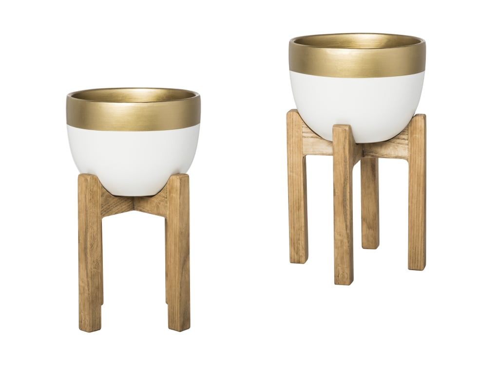 Gold and White Planter ($16)